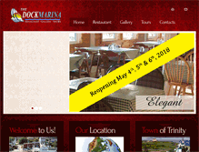 Tablet Screenshot of dockmarina.com